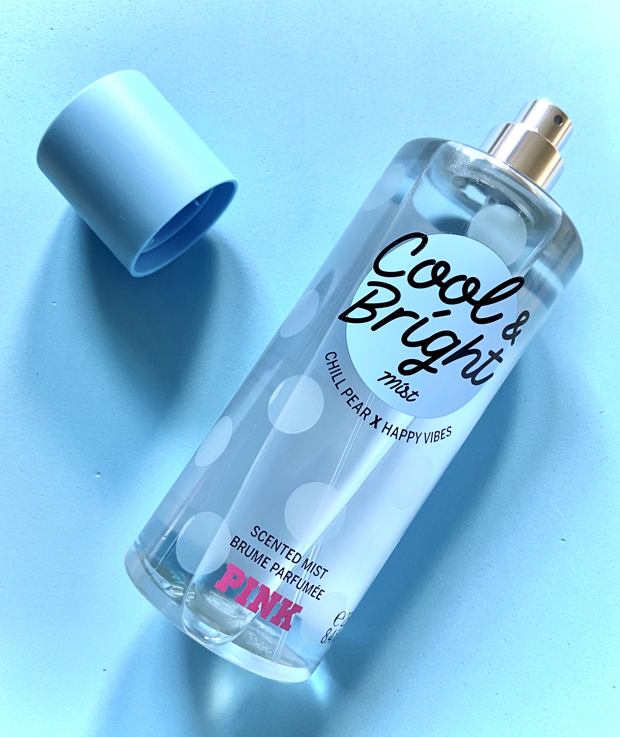 cool and bright pink perfume